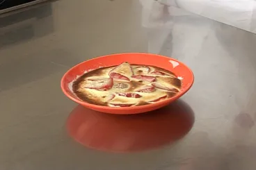Image recette Gratin de fraises et sabayon au kirsch