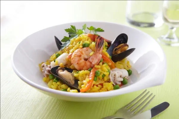 Image recette Paëlla aux fruits de mer