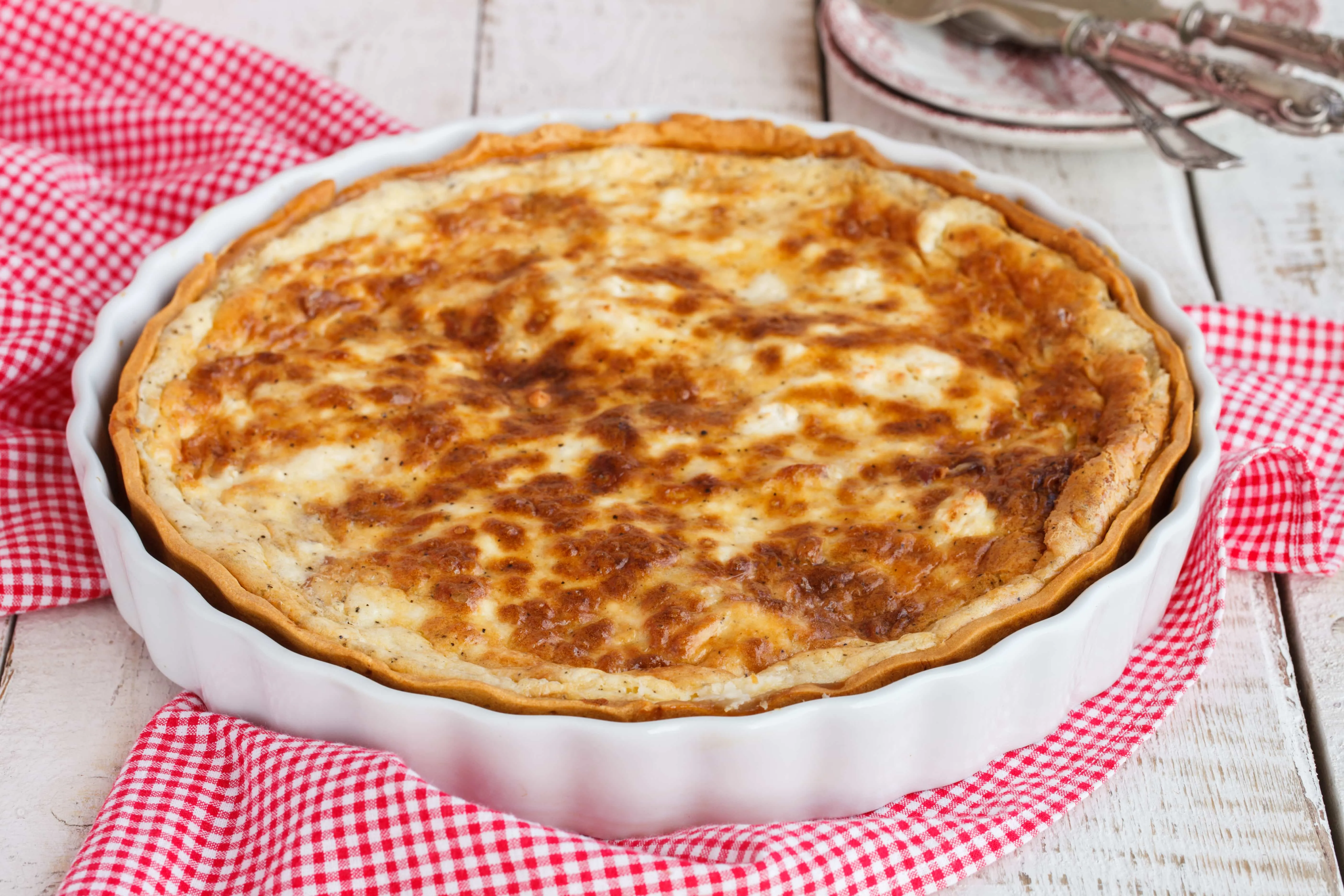 Recette Tarte fine de comté, épinards et compoté d'oignon