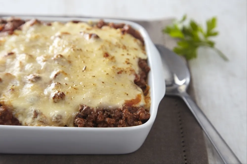 Gratin de boeuf et gnocchi