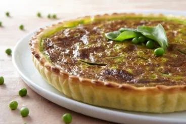 Tarte végétarienne toute verte
