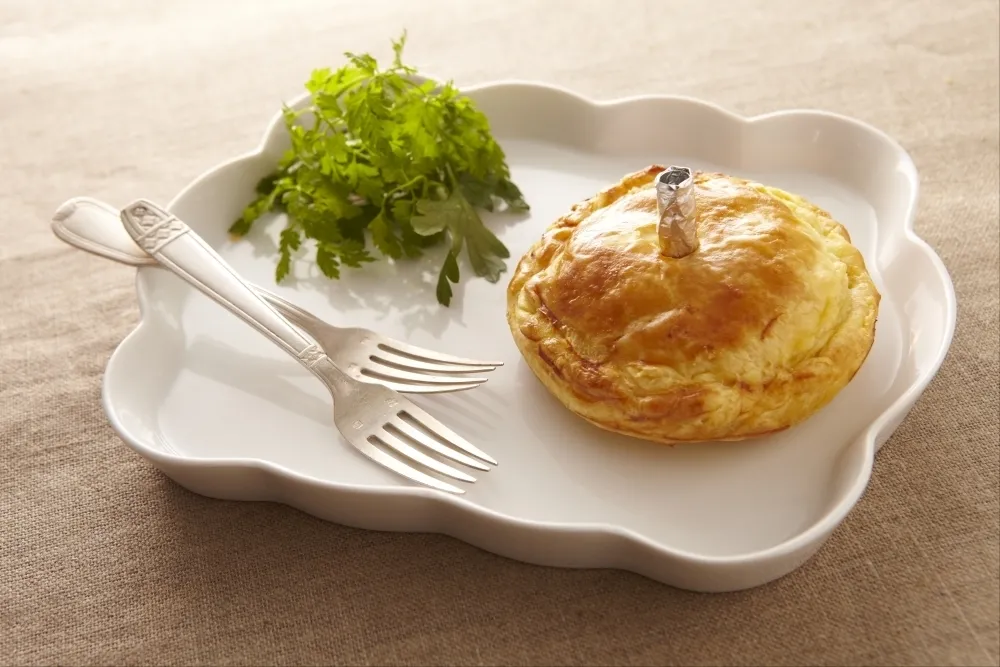 Tourte de pommes de terre aux herbes